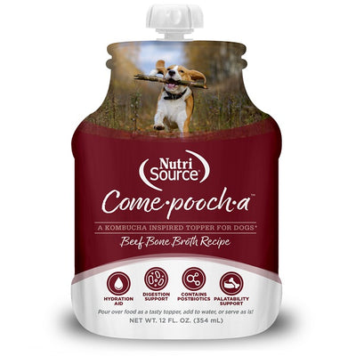 Come-Pooch-A Bouillon d'os de bœuf pour chiens 354ml