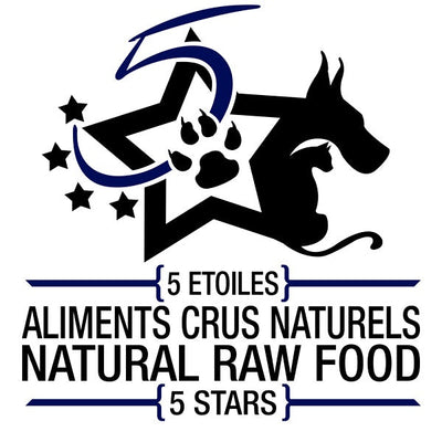 Aliments 5 Étoiles - Entretien Canard et Saumon pour chiens 4.54kg