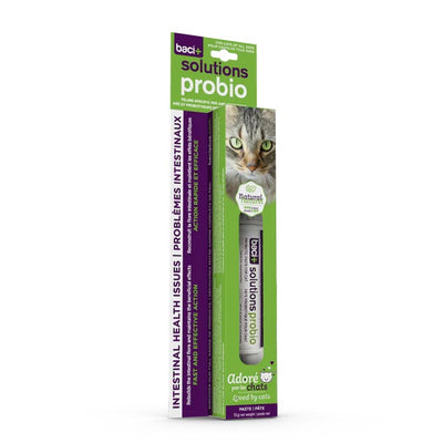 Baci+ Solutions Probio+ pour chats - pré et probiotiques pour problèmes intestinaux 15g