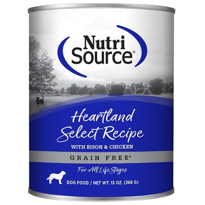NutriSource Select Heartland Sans Grains 368g