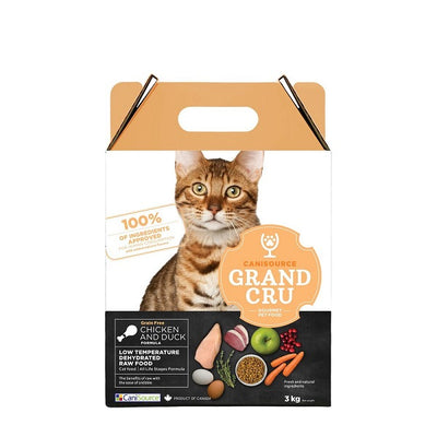 Canisource Grand Cru Nourriture Pour Chat, Poulet & Canard Sans Grains 3 Kg
