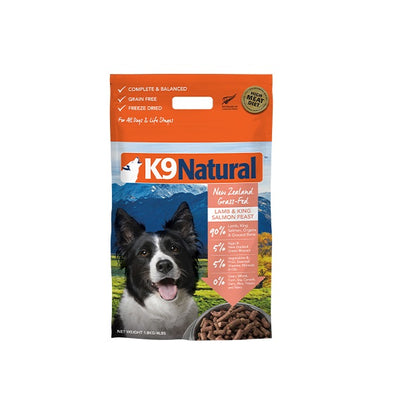 K9 Natural lyophilisé Festin d'agneau et saumon pour chiens 1.8kg