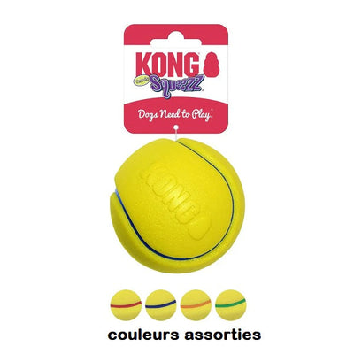KONG Squeezz Tennis Balle Assorti moyenne