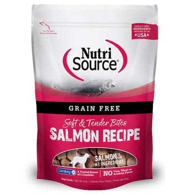 NutriSource tendre au saumon gâteries pour chiens 170g
