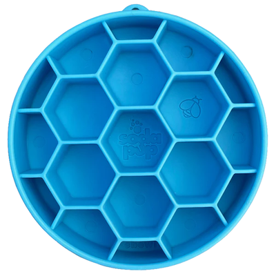 SodaPup Bol Ralentisseur Honeycomb Bleu