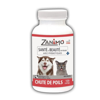 Zanimo- Chute de Poils avec Prébiotiques- 120 comp.
